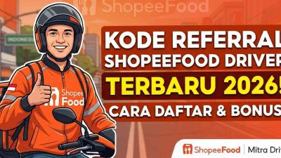 Kode referral shopeefood driver terbaru